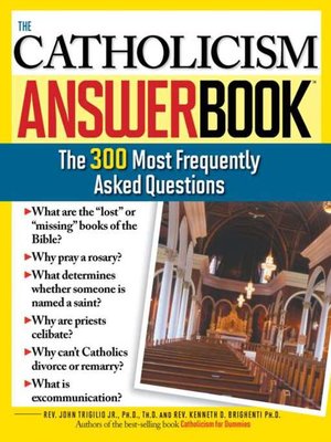 The Catholicism Answer Book - ebook